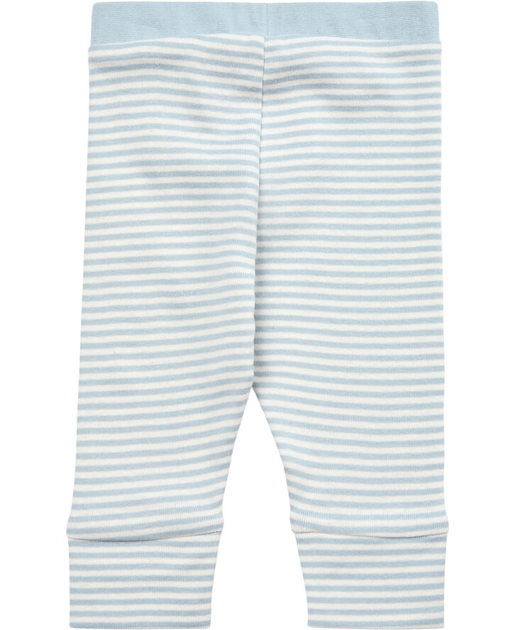 Magasin du Nord Collection Petit baby pants - Organic Blue fog / star white stripe