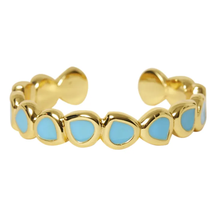 Bangle Up Bague Ajustable Lumi | Bleu