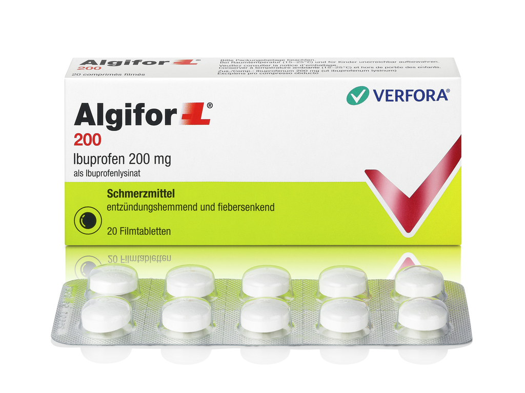 ALGIFOR Filmtabl 200 mg Blist 20 Stk