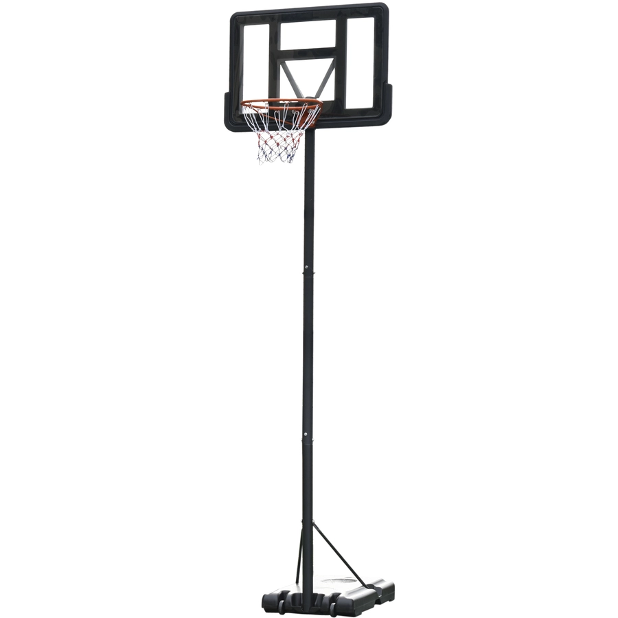 HOMCOM Basketballständer Schwarz