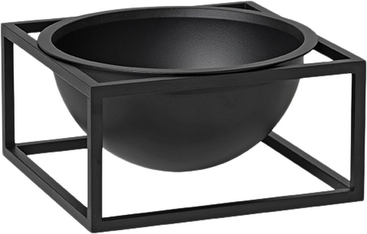 Audo Copenhagen Kubus Bowl centerpiece, Small, Blac Black