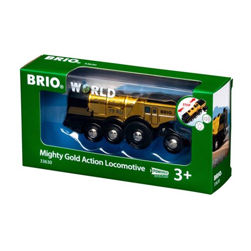 BRIO Guld Actionlokomotiv, Guld, H: 5 Cm