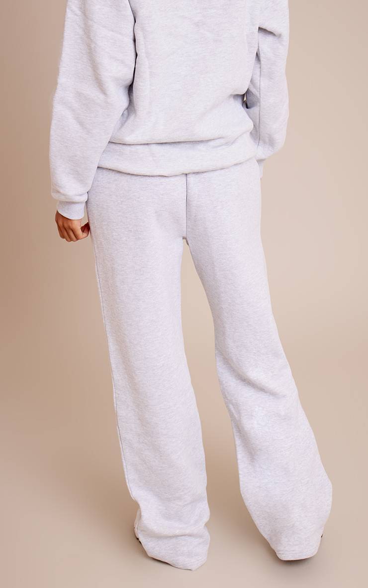 Gris Cendré Joggers Grande Taille Coupe Droite