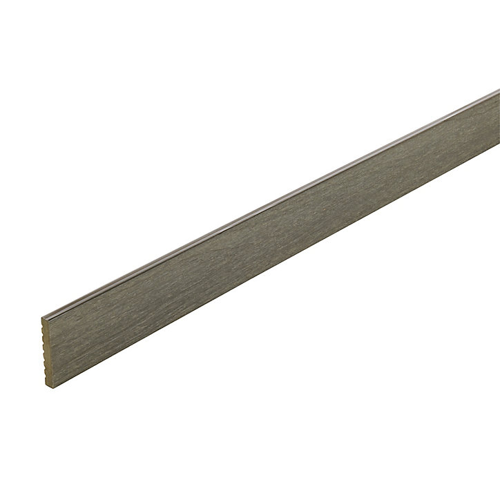 Finition lame de terrasse Good Life gris L.240 cm