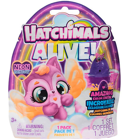 Hatchimals Spielzeug - Lebendig Neon Rainbow - Gemischt