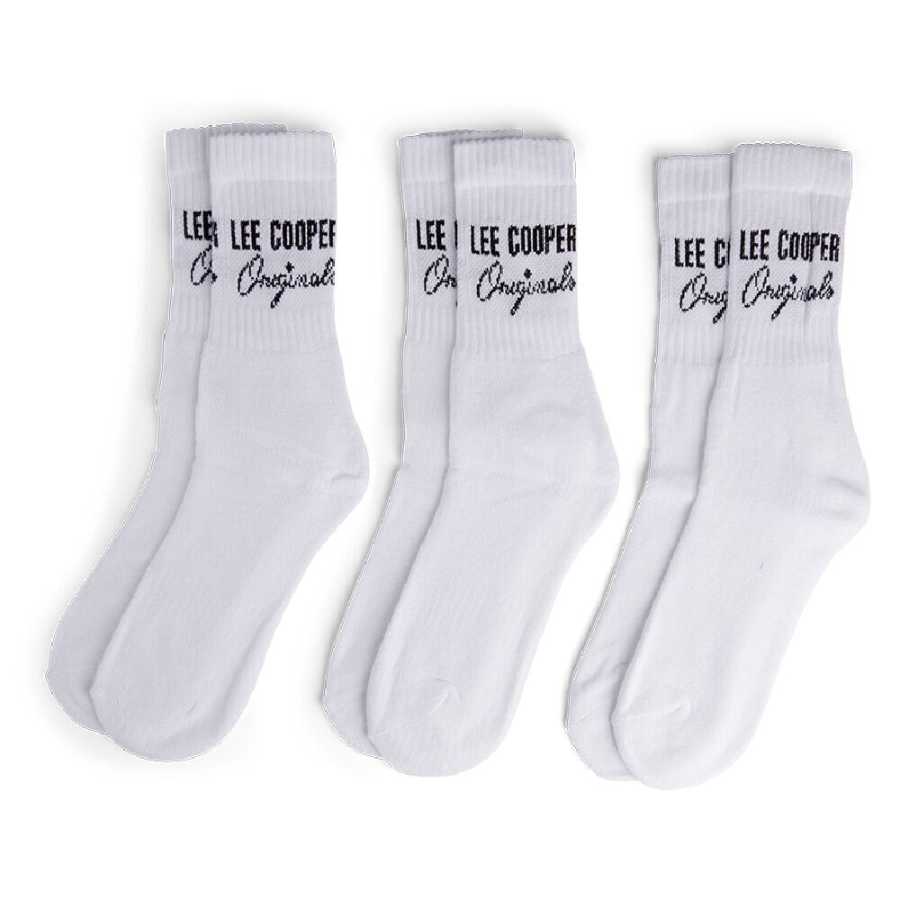 Lot de 3 paires de chaussettes Lee Cooper homme coton 39/42