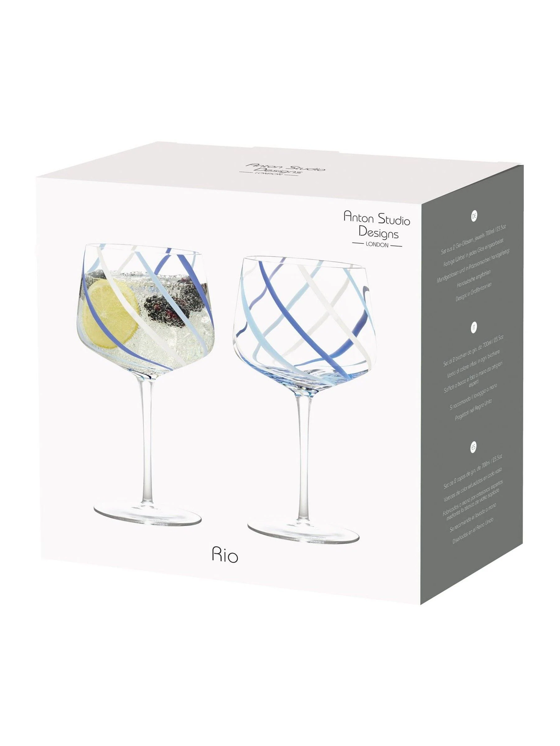 Anton Studio Designs - Set van 2 Rio Gin-glazen