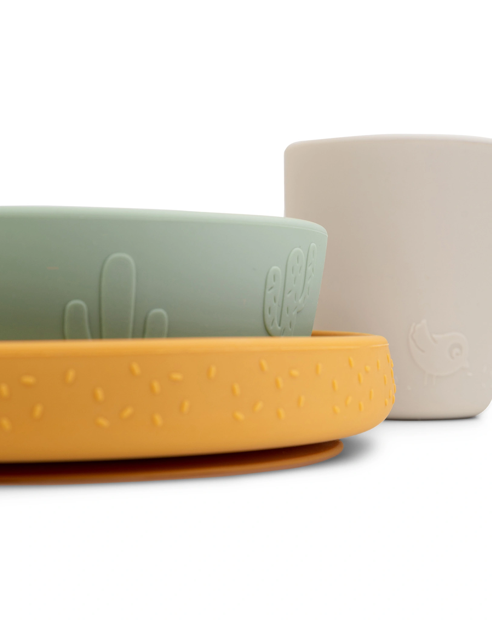 Geschirr-Set STICK&STAY - LALEE 3-teilig in bunt