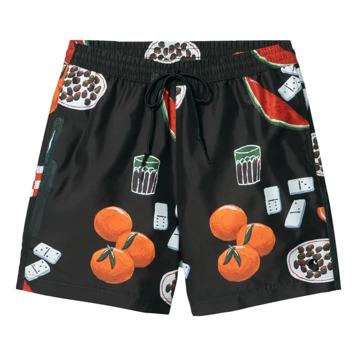 Carhartt WIP Short de Bain Slater x Isis Maria Dinner | Noir