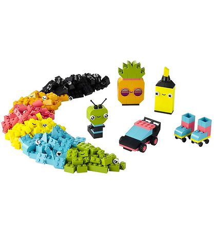 LEGO? Classic - Kreativt Sjov Med Neonfarver 11027 - 333 Dele