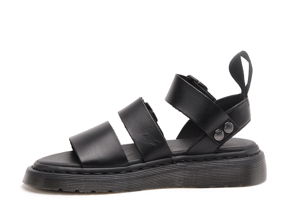 Dr martens nu pieds plats femme gryphon noir