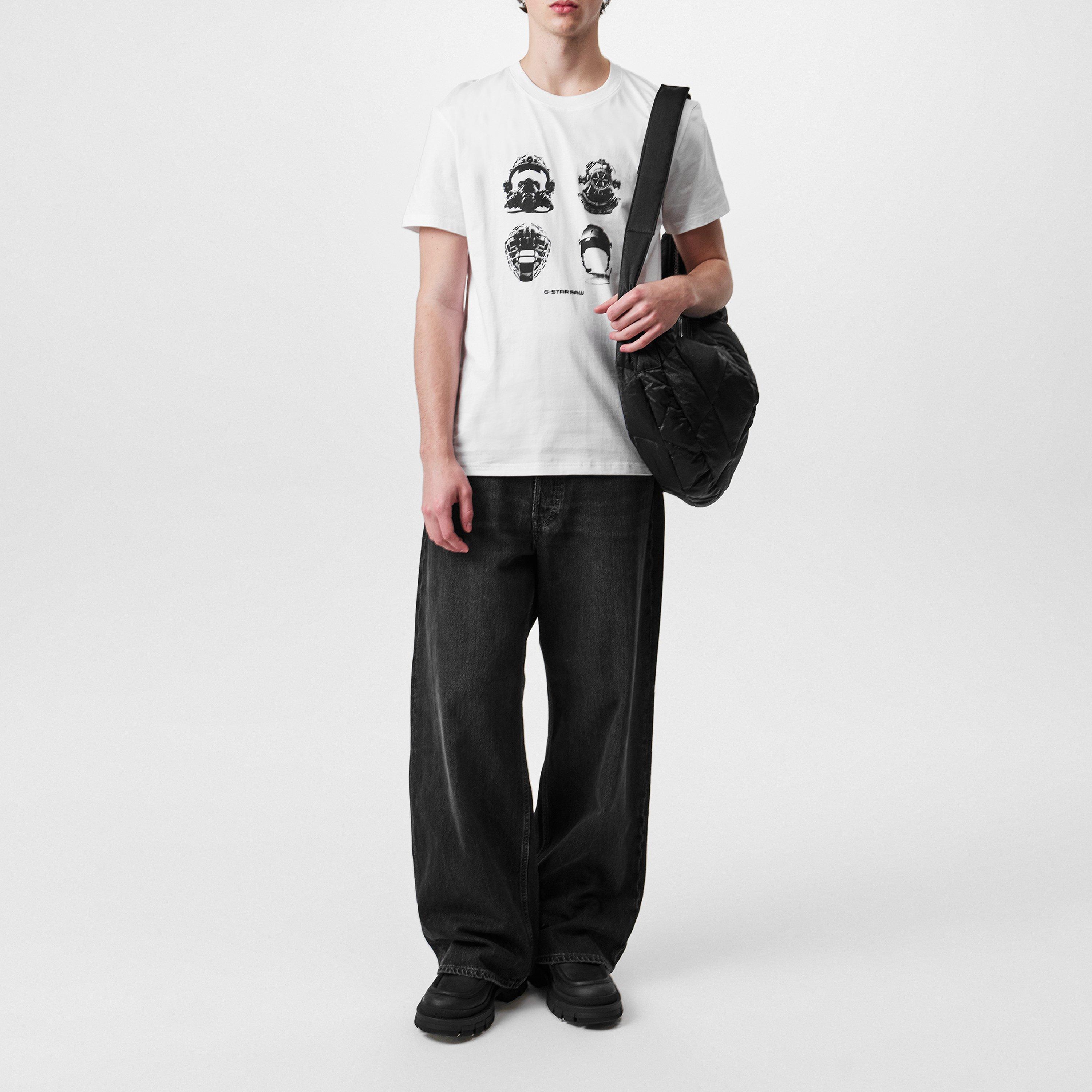 G Star Masks Graphic T Shirt