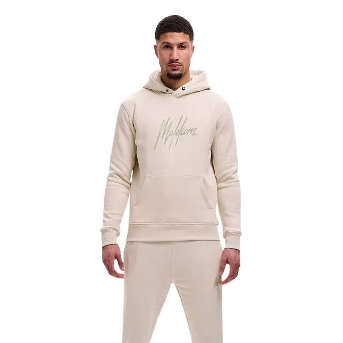 Malelions Striped Signature Hoodie Heren