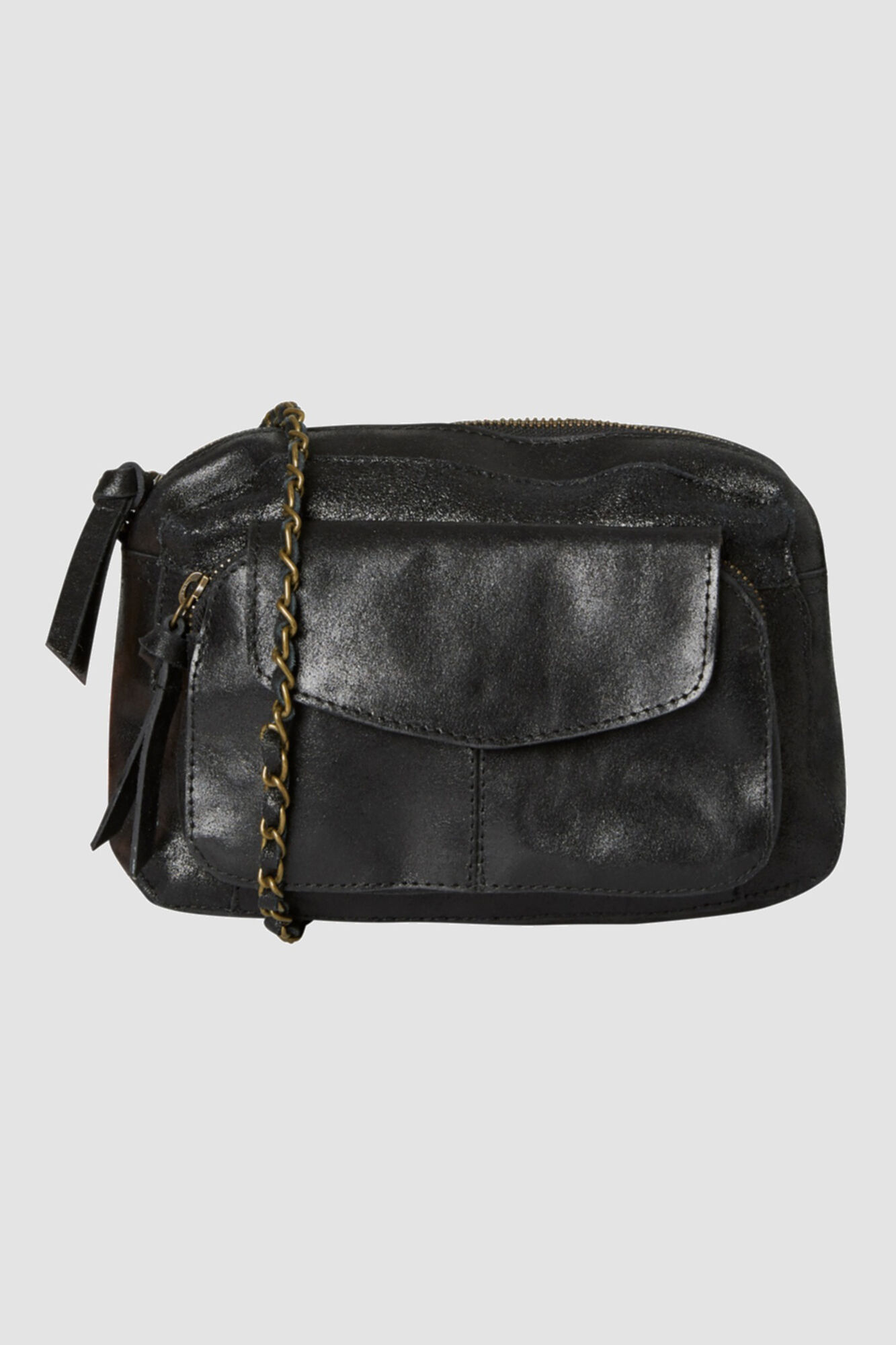 Bolsa de ombro em couro