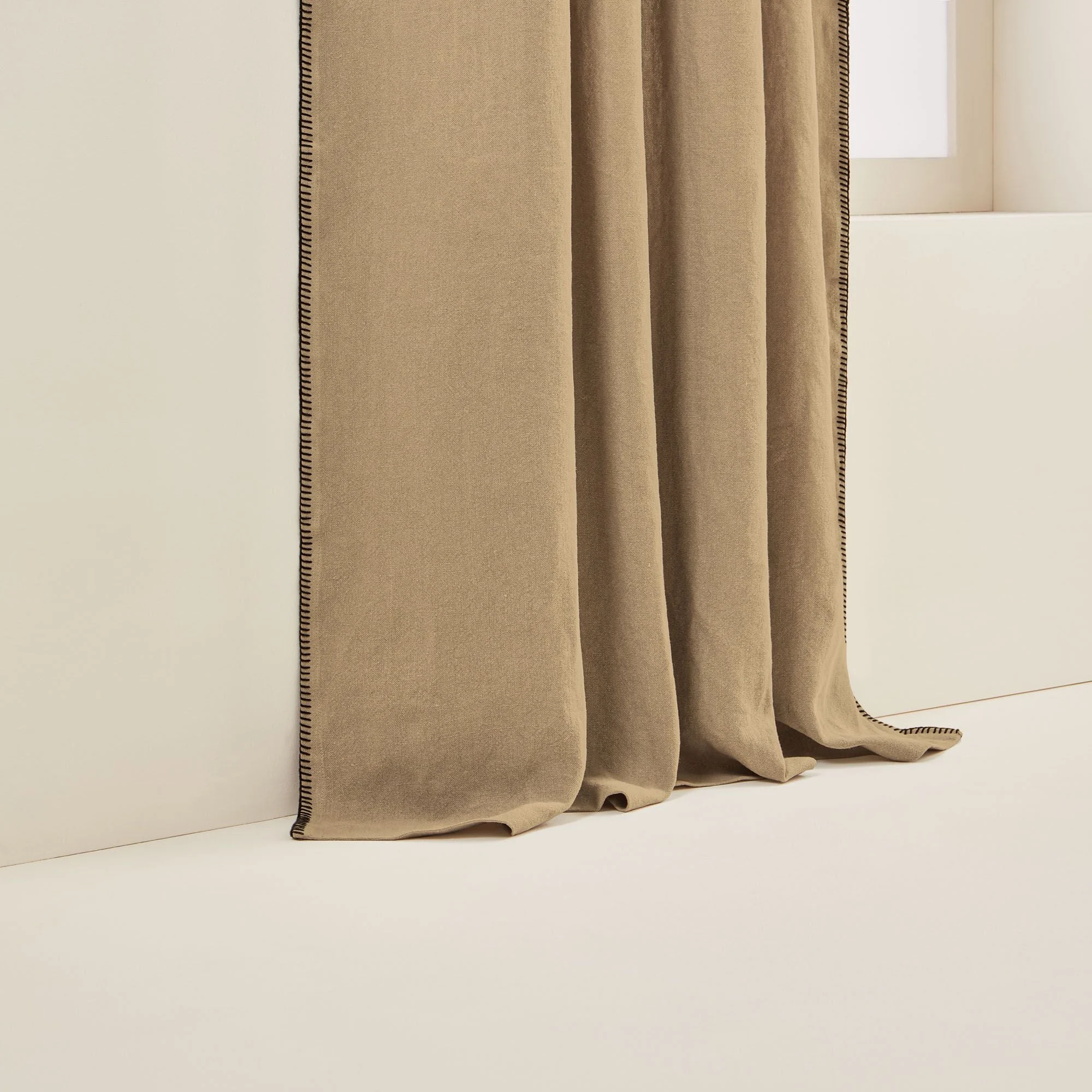 NINO - Rideau à galon fronceur | Beige