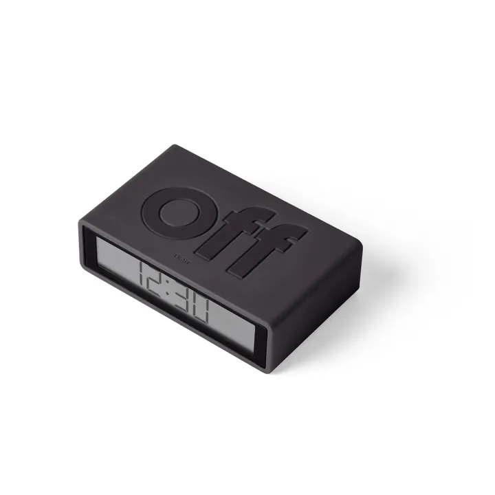 Lexon Réveil Flip+ Travel | Gris foncé