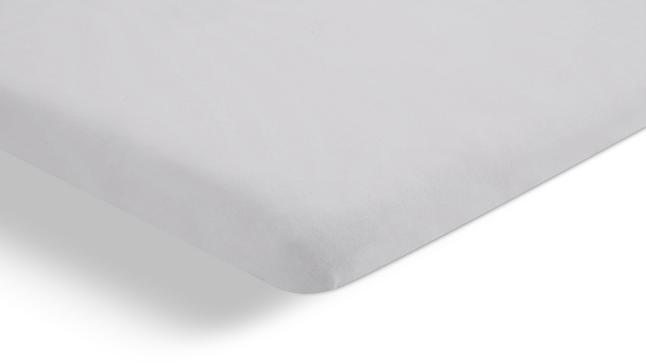 Hoeslaken Beter Bed Select Jersey topper wit