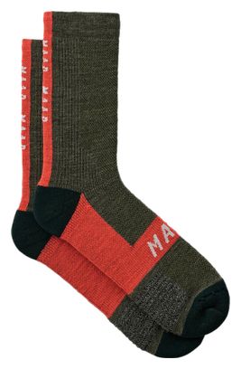 Chaussettes Maap Alt_Road Trail Vert / Rouge