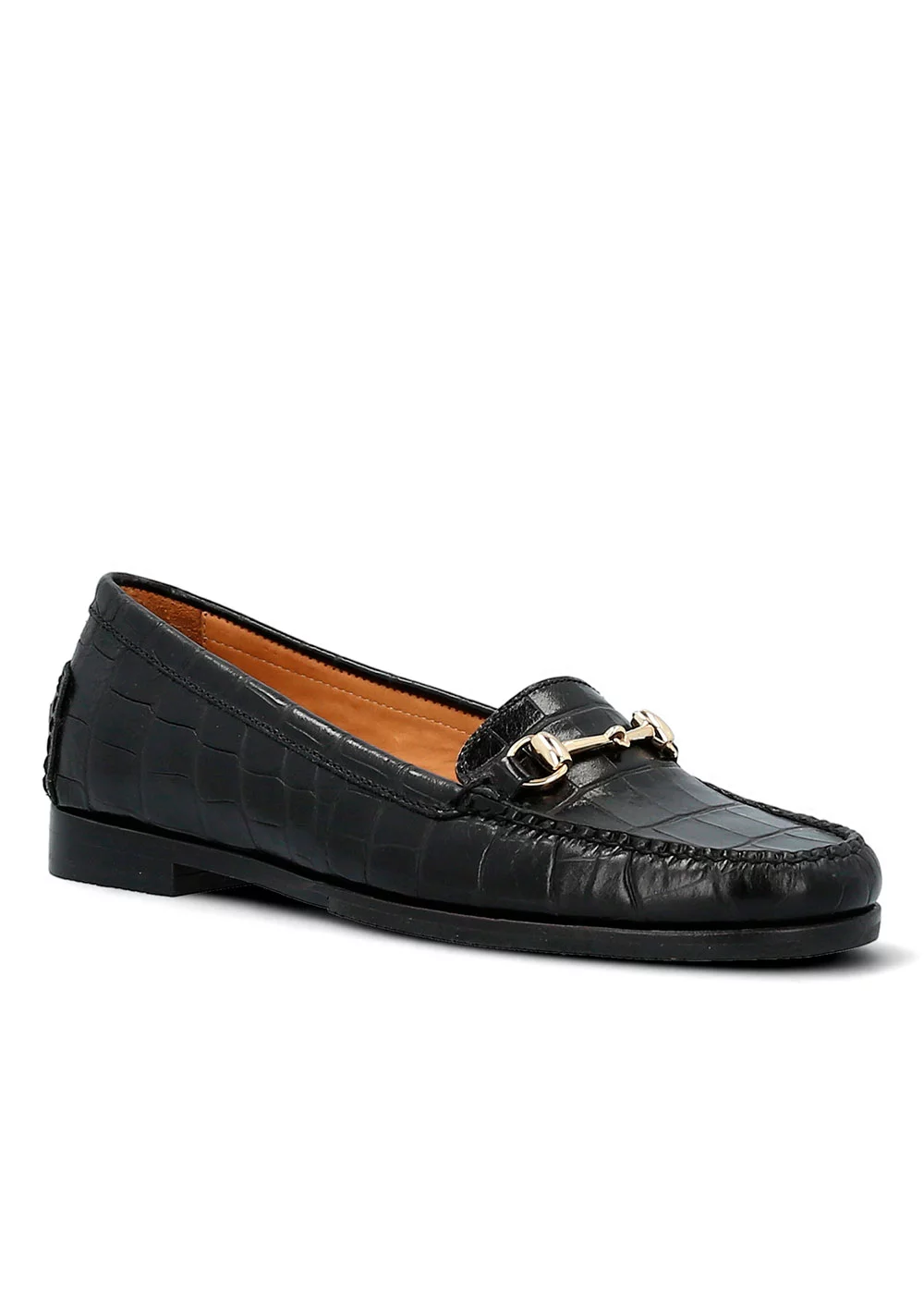 MOCASSIN B. CROCO NOIR