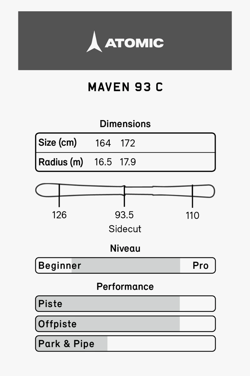 ATOMIC Maven 93 C Ski 2324