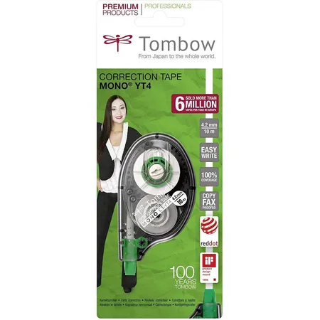 Tombow Korrekturroller, seitliches Abrollen, 4.2 mm x 10 m