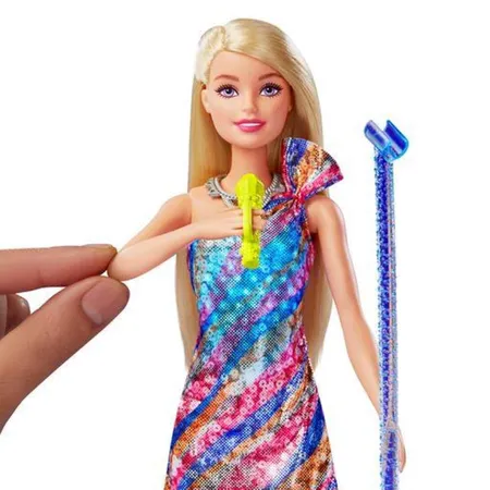 Barbie „Bühne Frei für große Träume“ Malibu Sängerin Puppe mit leuchtendem Kleid + Musik