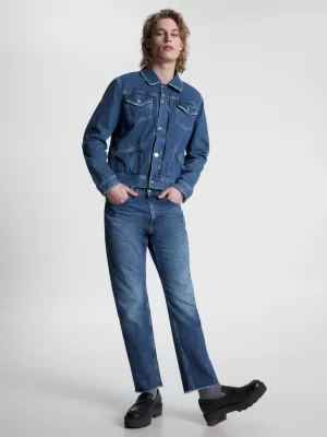 Calça jeans desbotada Crest Regular