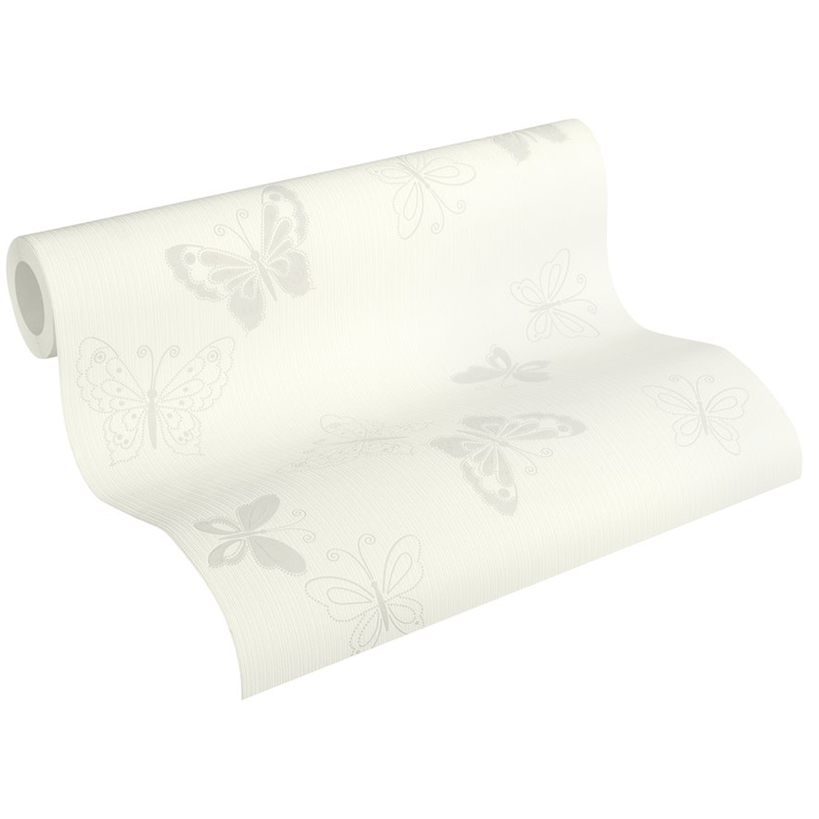 Vliestapete HAPPY SPRING - beige-grau - 10 Meter