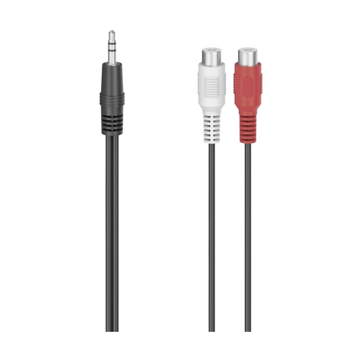 Hama audio adapter (2 x  RCA kontakter - 3,5mm jack plugg)