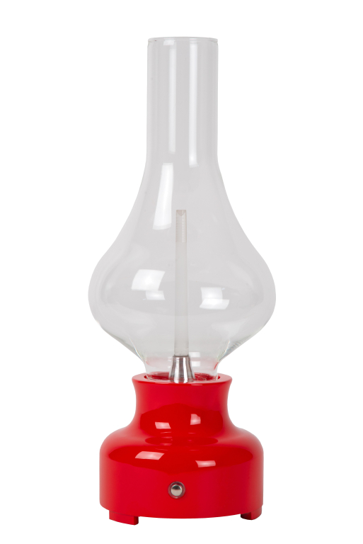Lucide Jason tafellamp LED oplaadbaar rood
