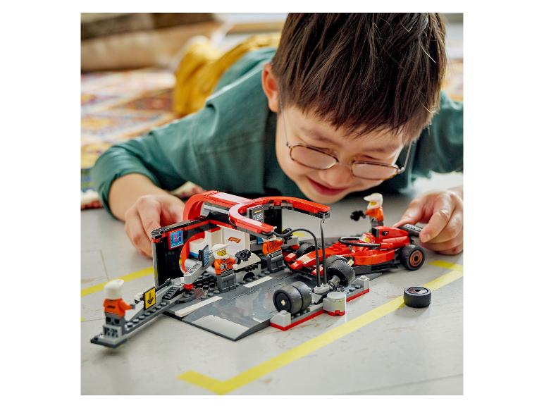 F1® pitstop en pitcrew met Ferrari auto 60443