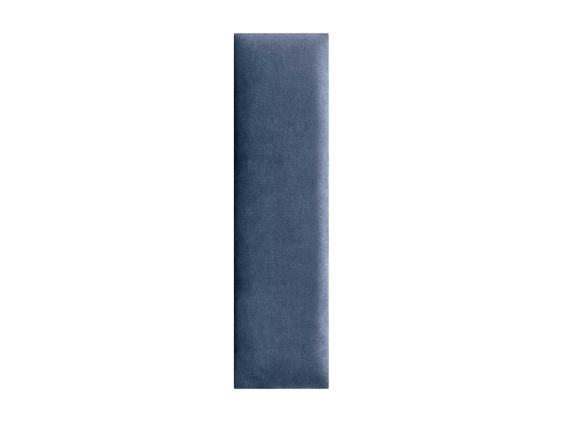 DHOME Lot de 8 Panneaux Rembourrés en Tissu Aqualine Autocollants pour Mur Acoustiques Absorbants Protection contre les Chocs (Bleu, 60x20cm, x8)