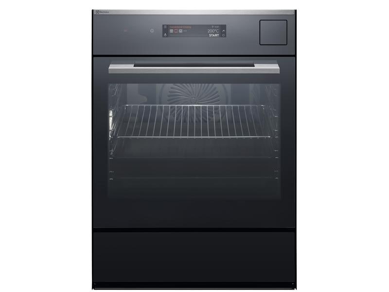 Electrolux Einbaudampfbackofen EB7PL7KCN Dunkelgrau/Silber Backofen für den Einbau
