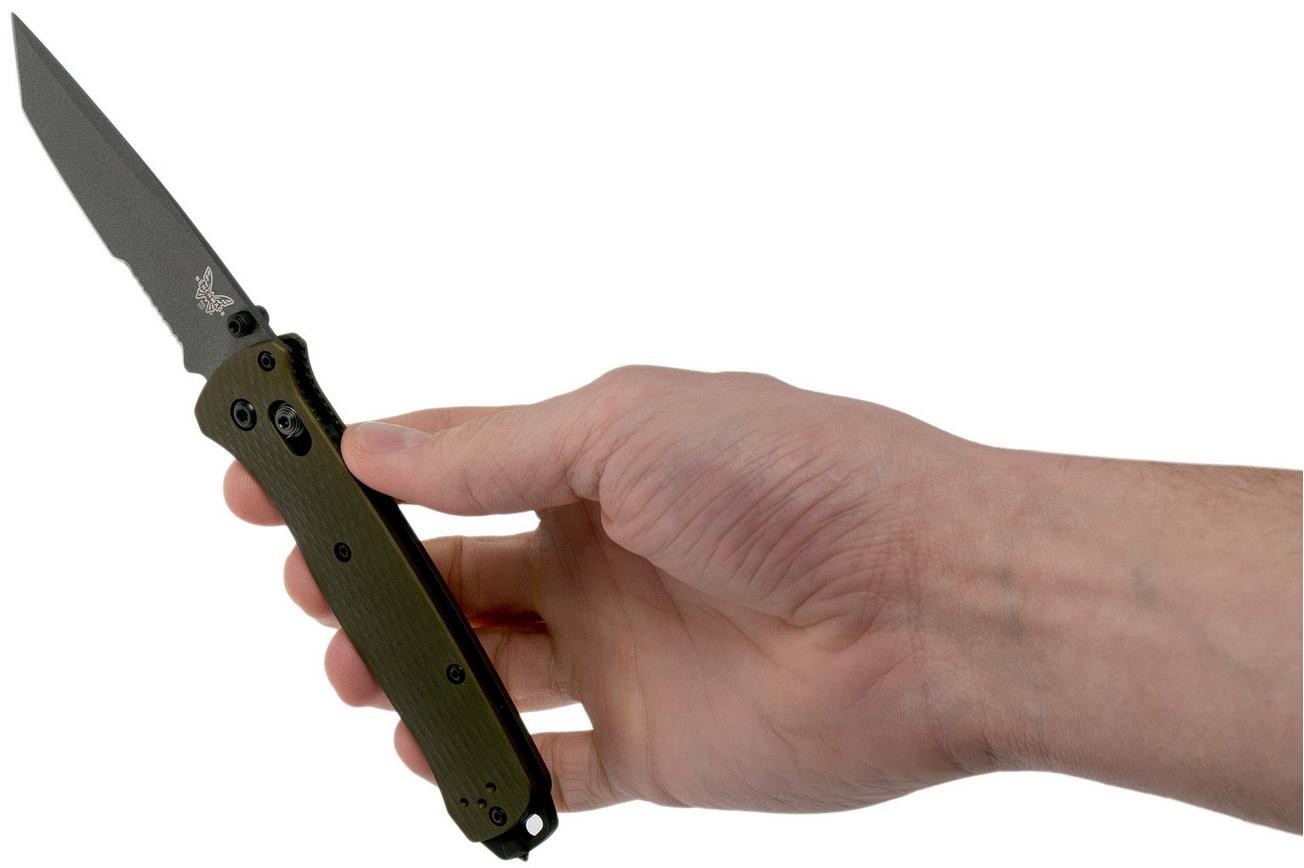 Benchmade Bailout Aluminium 537SGY-1 serrated zakmes