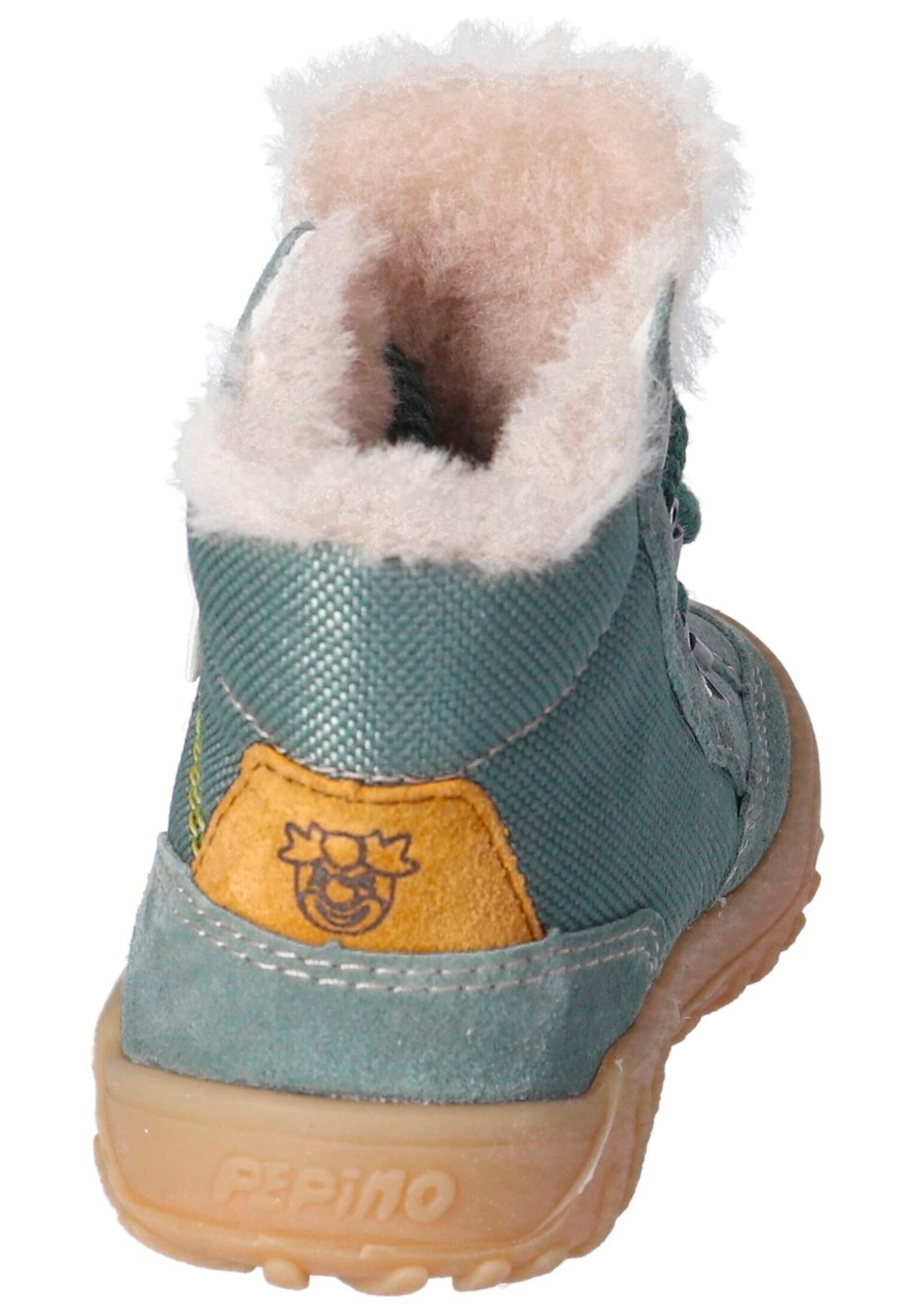 PEPINO Stiefelette Grün/Gelb