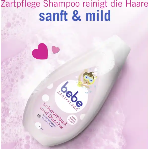 Schaumbad und Dusche