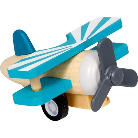 Die Spiegelburg Flugzeug mit Rückziehmotor Bunte Geschenke, 1 Stück, 2-fach sortiert