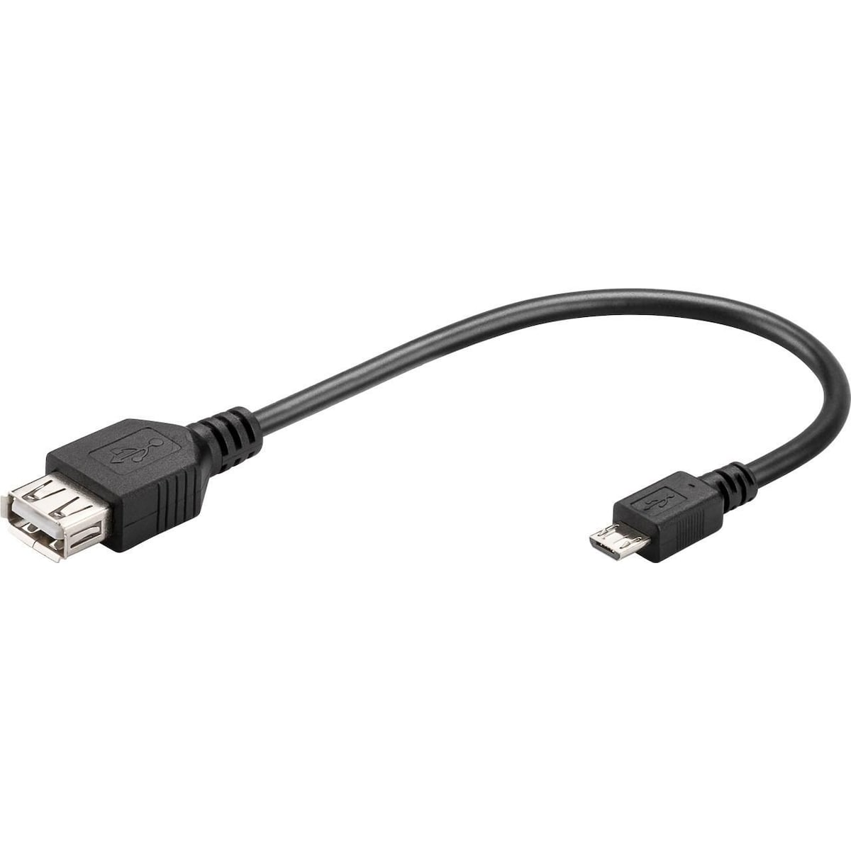 Goobay USB Micro-B / USB A OTG høyhastighetsadapter for ladekabeltilkobling