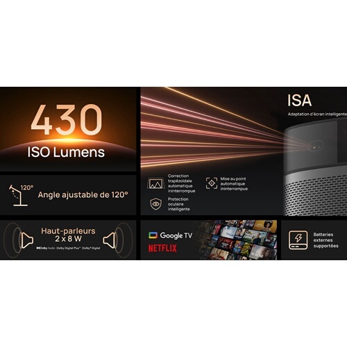 Vidéoprojecteur Xgimi MoGo 2 Pro Bundle Gen 2