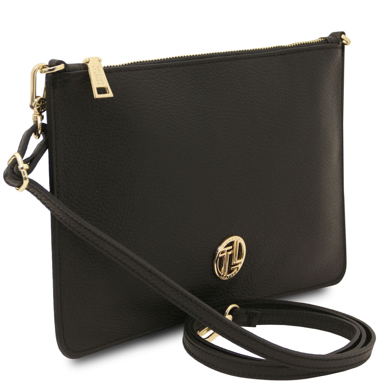 TL142461 – Diva – leren Clutch with chain strap
