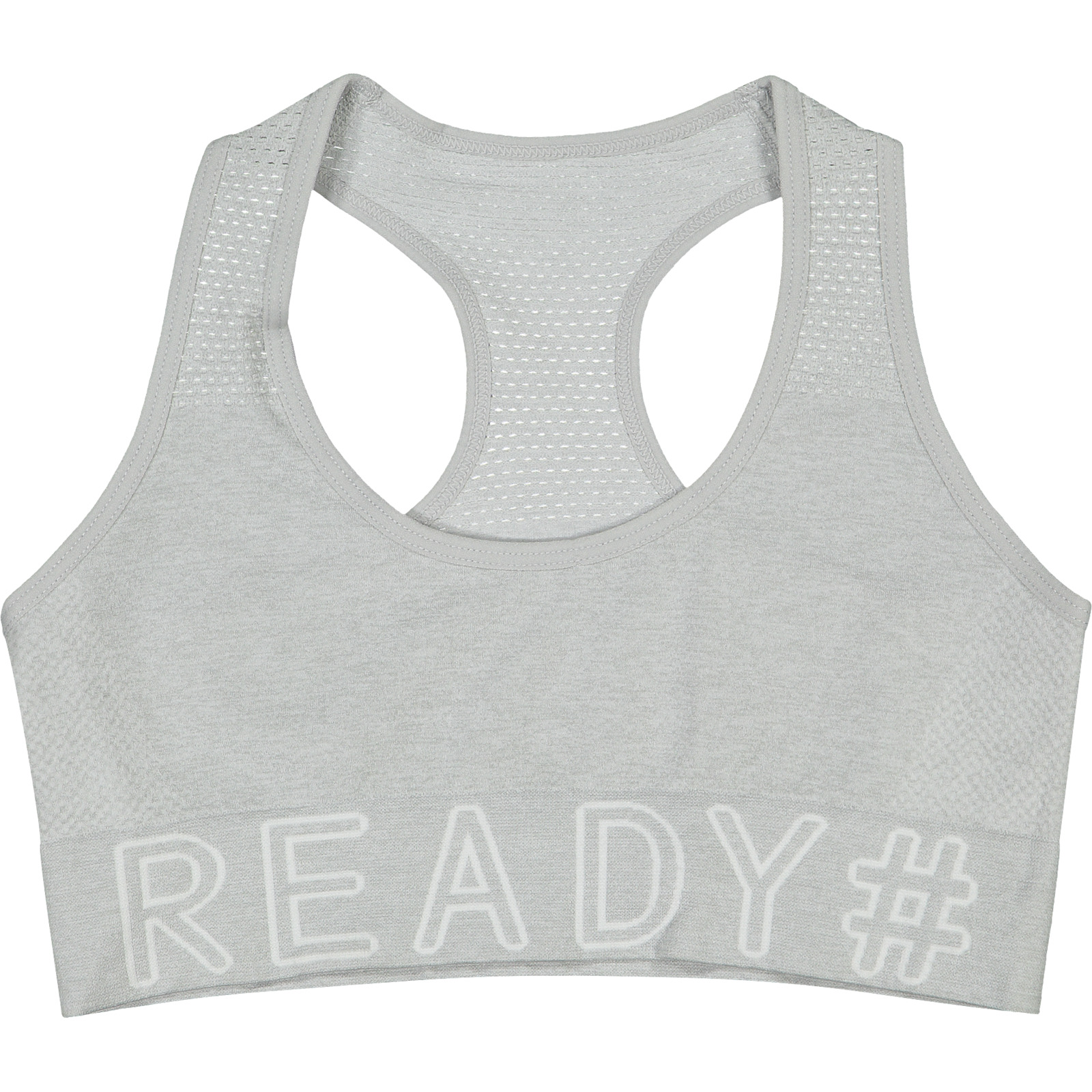 Mädchen-Sport-Bustier Seamless, 2 Stück rosa