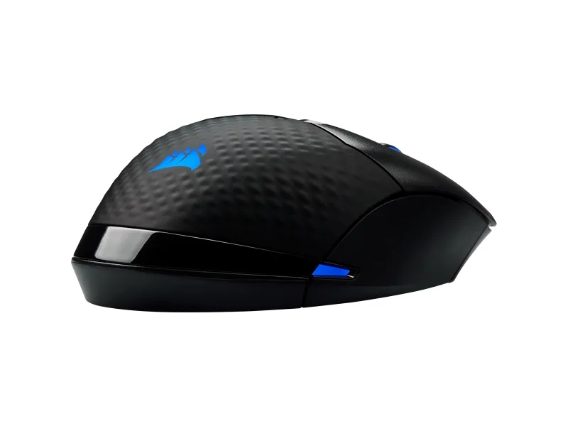 CORSAIR Gaming DARK CORE RGB PRO SE - Mus - optisk - 8 knapper - trådløs, kablet - USB, 2.4 GHz, Bluetooth 4.2 LE - sort