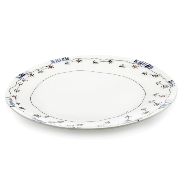 Serax Midnight Flowers by Marni Anemone Milk ontbijtbord Ø20