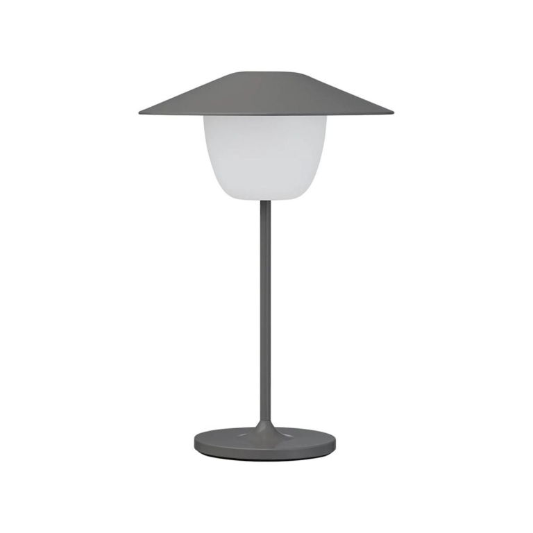 Blomus Ani tafellamp mini LED oplaadbaar Warm Gray