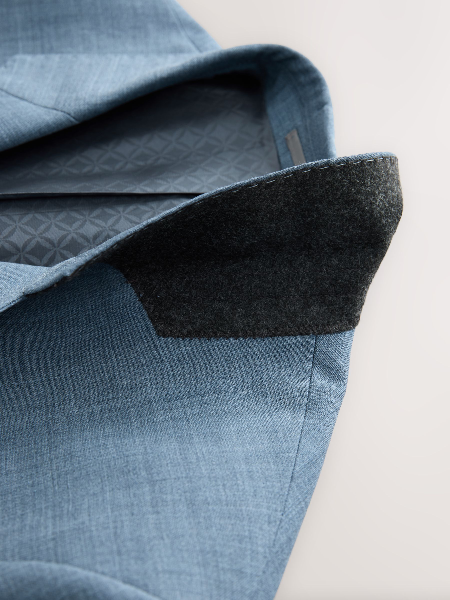 Blauw - Regular Fit Signature Nova Fides 100% Italian Wool Suit Jacket