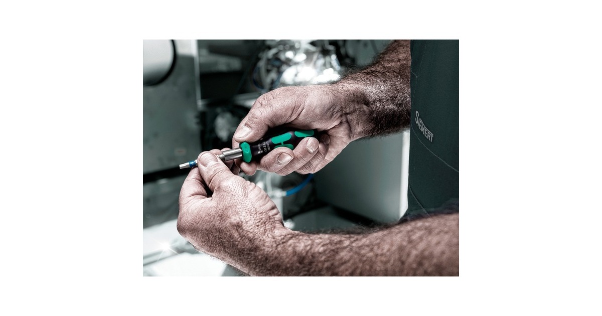 WeraKraftform Kompakt 838 RA S Set 1 bitset  (Zwart/groen, 14‑delig)
