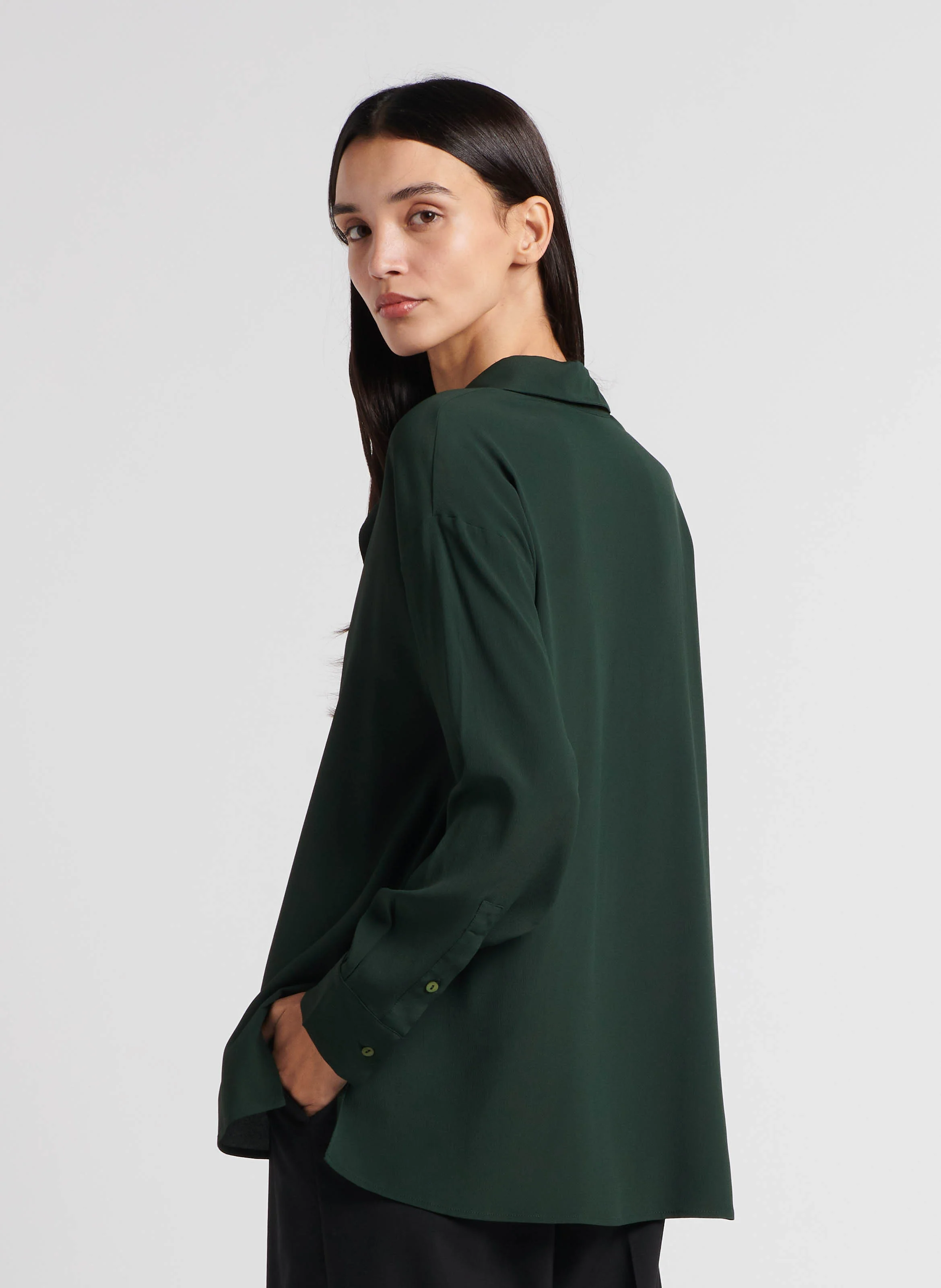 SAYONARA - Chemise col classique| Vert