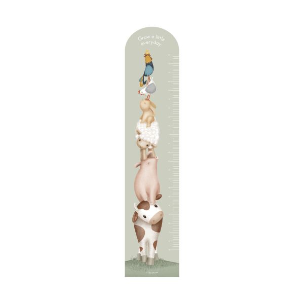 Little Dutch Muursticker Groeimeter Little Farm