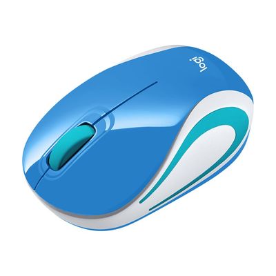 Logitech M187 - Mini souris sans fil - bleu
