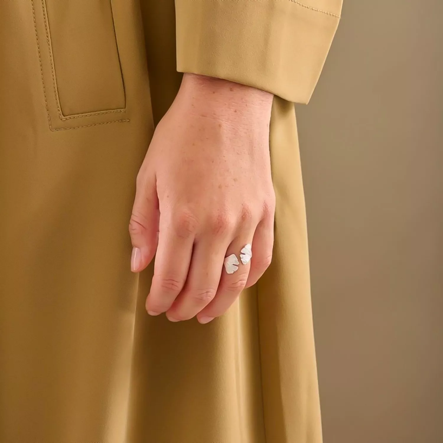 Pernille Corydon Biloba Ring Sølv R-343-S